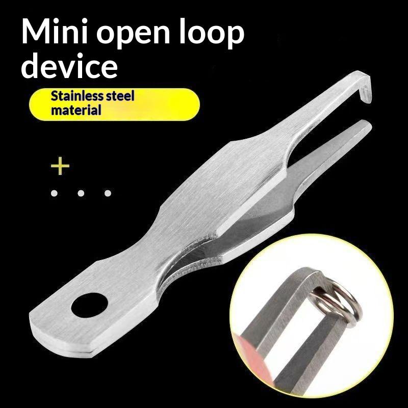 Fishing Hook Stainless Steel - Mini Portable Stainless Steel Split Ring