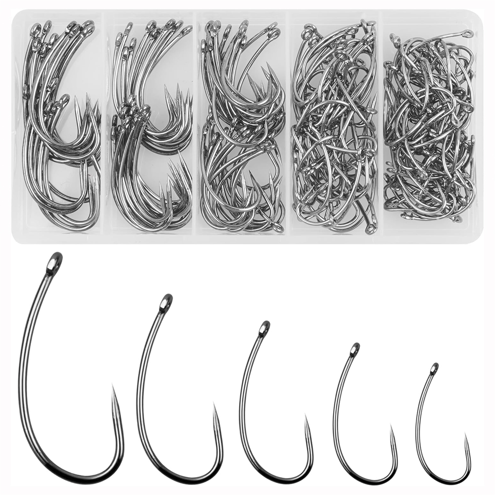 180PCS Barbless Fishing Hooks  - Fishing Hook Barbless recension och pris