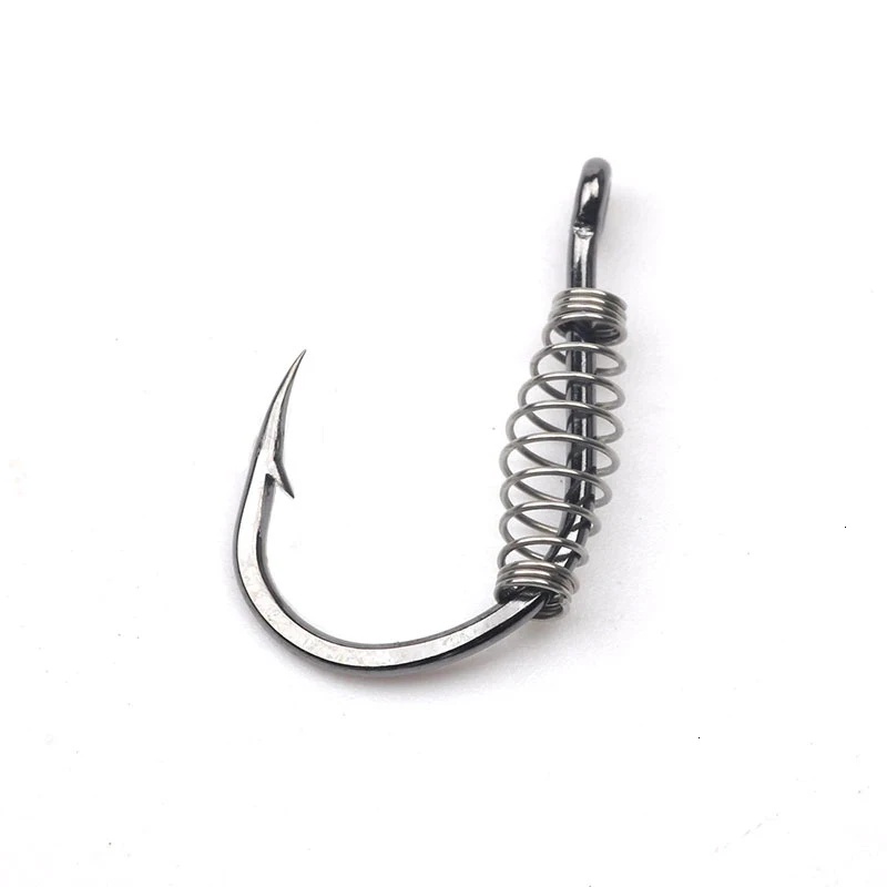 10-60PCS High Carbon Steel Spr - Fishing Hook Circle recension och pris