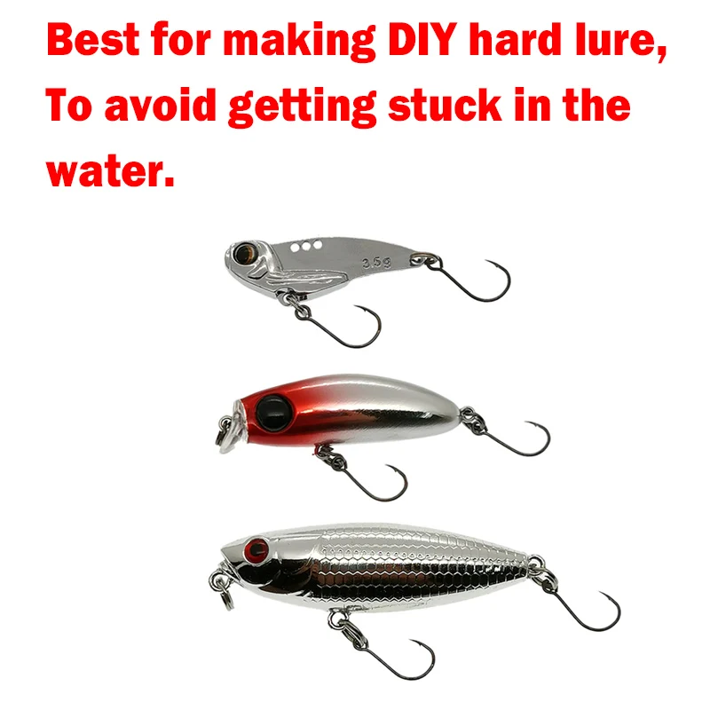 OUTKIT 12pcs for Fishing Lure  - Fishing Hook Barbless recension och pris