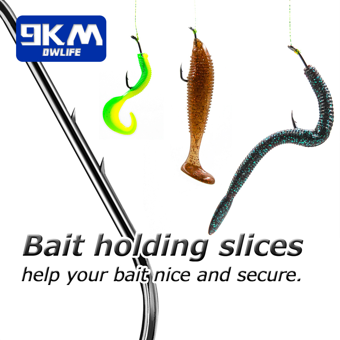 9KM Baitholder Fishing Hooks 5 - Fishing Hook Circle recension och pris