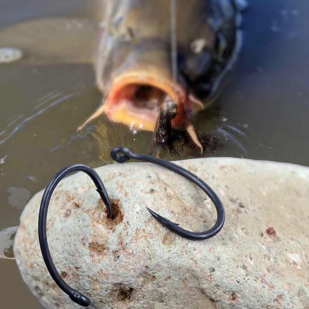 Hirisi Carp Fishing Hooks 50pc - Fishing Hook Barbless recension och pris
