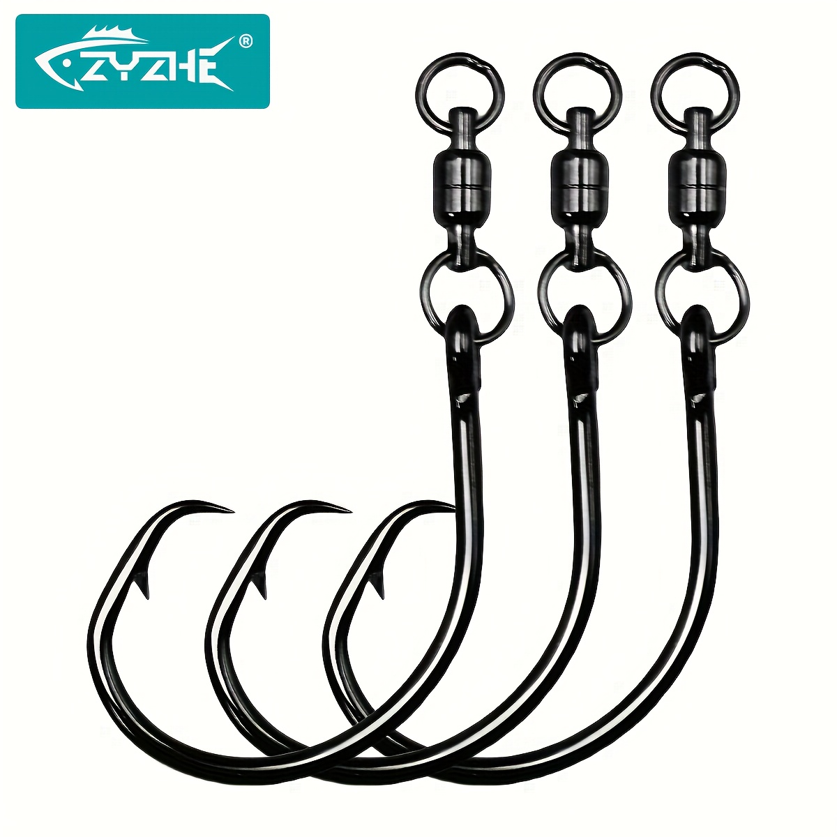 ZYZHE 3/6/9pcs Circle Hooks Wi - Fishing Hook Offset recension och pris
