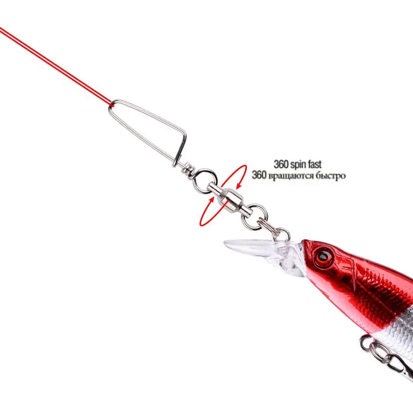 50pcs Fishing Ball Bearing Swi - Fishing Hook Stainless Steel recension och pris