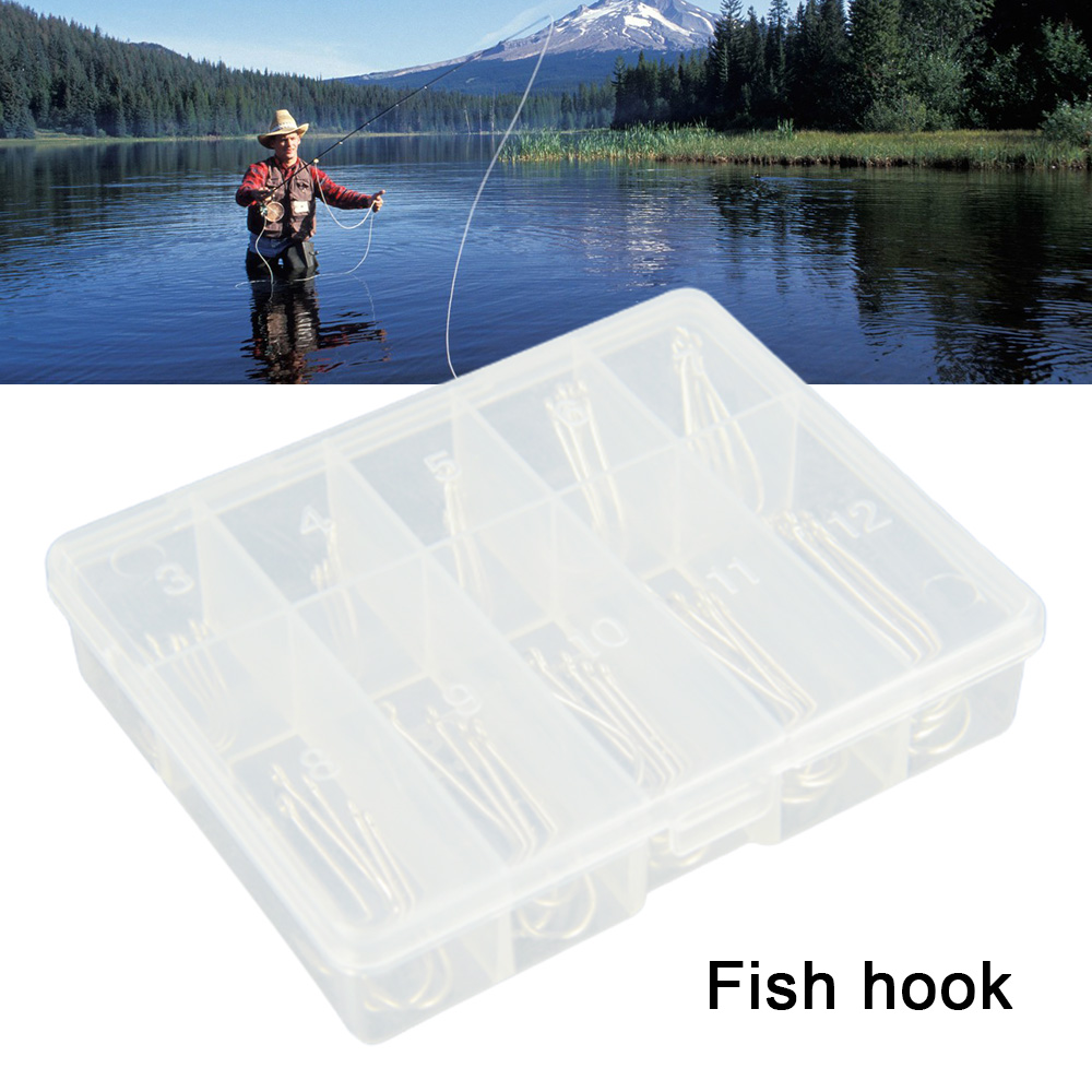 50/100pcs Silver Long Handled  - Fishing Hook Circle recension och pris
